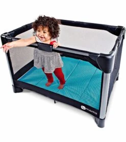 4moms Breeze Playard - Blue -Graco Store 4moms breeze playard blue 80