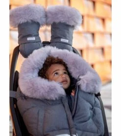 7 A.M. Enfant Blanket 212 Evolution Tundra Footmuff - Heather Grey Dark -Graco Store 7 a m enfant blanket 212 evolution tundra footmuff heather grey dark 59