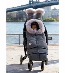 7 A.M. Enfant Blanket 212 Evolution Tundra Footmuff - Heather Grey Dark -Graco Store 7 a m enfant blanket 212 evolution tundra footmuff heather grey dark 60