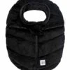 7 A.M. Enfant Cocoon Car Seat Cover - Black Velour