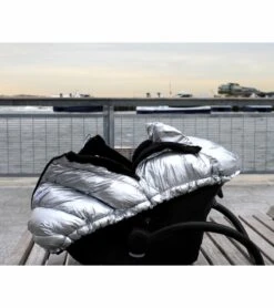 7 A.M. Enfant Cocoon Car Seat Cover - Glacier -Graco Store 7 a m enfant cocoon car seat cover glacier 103