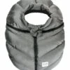 7 A.M. Enfant Cocoon Car Seat Cover - Metallic Grey -Graco Store 7 a m enfant cocoon car seat cover metallic grey 32
