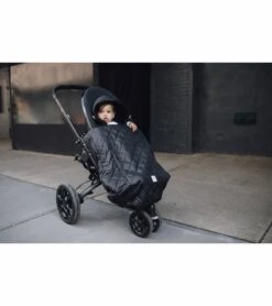 7 A.M. Enfant K-Poncho Baby Carrier Cover - Black Plush -Graco Store 7 a m enfant k poncho baby carrier cover black plush 167