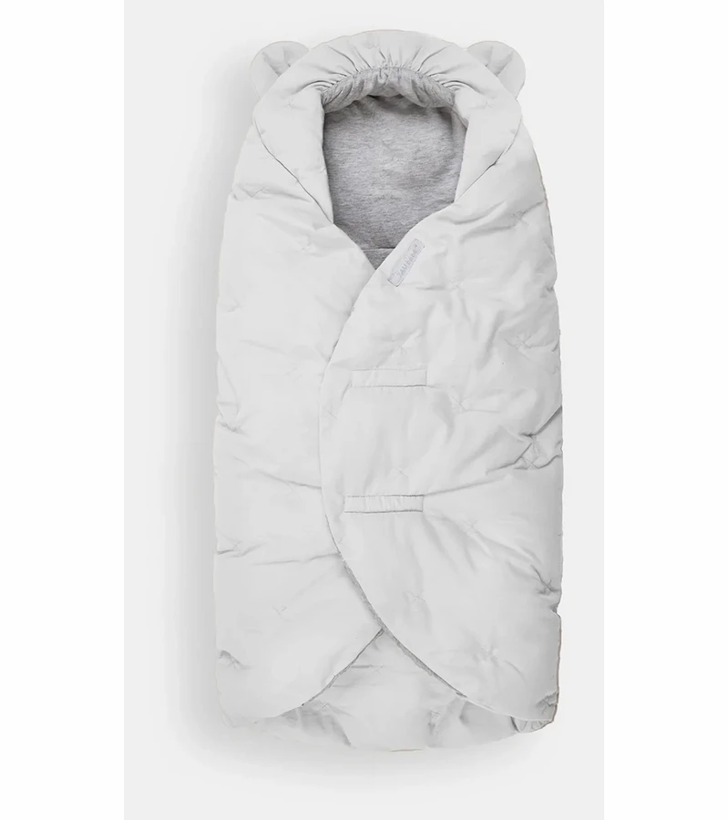 7 A.M. Enfant Nido Bebe Airy Infant Wrap - Whisper White (0-6M) 3 7 A.M. Enfant Nido Bebe Airy Infant Wrap - Whisper White (0-6M)