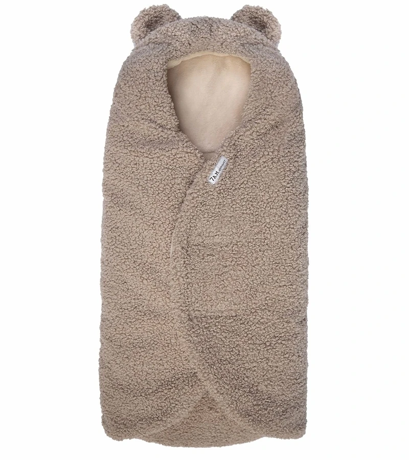 7 A.M. Enfant Nido Bebe Teddy Infant Wrap - Oatmeal Teddy (0-6m) 3 7 A.M. Enfant Nido Bebe Teddy Infant Wrap - Oatmeal Teddy (0-6m)