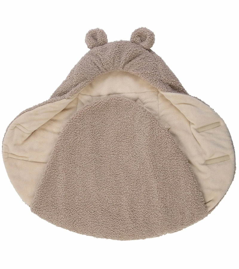 7 A.M. Enfant Nido Bebe Teddy Infant Wrap - Oatmeal Teddy (0-6m) 5 7 A.M. Enfant Nido Bebe Teddy Infant Wrap - Oatmeal Teddy (0-6m) - Image 3