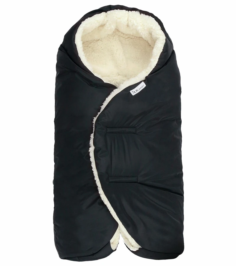 7 A.M. Enfant Nido Cloud Heavyweight Infant Wrap - Core - Black Cloud (0-6m) 3 7 A.M. Enfant Nido Cloud Heavyweight Infant Wrap - Core - Black Cloud (0-6m)