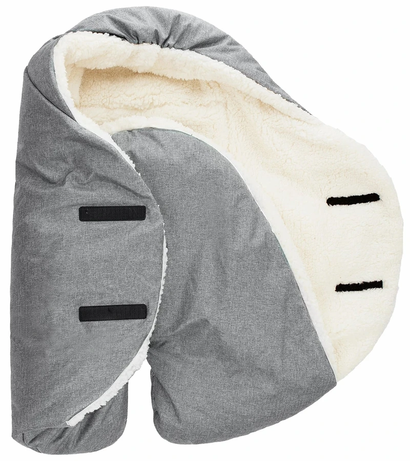 7 A.M. Enfant Nido Cloud Heavyweight Infant Wrap - Core - Heather Grey (0-6m) 4 7 A.M. Enfant Nido Cloud Heavyweight Infant Wrap - Core - Heather Grey (0-6m) - Image 2