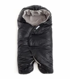 7 A.M. Enfant Nido Quilted Wrap, Small - Black