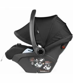 Agio By Peg Perego Primo Viaggio 4-35 Lounge Reclining Infant Car Seat - Black Pearl -Graco Store agio by peg perego primo viaggio 4 35 lounge reclining infant car seat black pearl 59