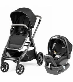 Agio By Peg Perego Z4 + Primo Viaggio 4-35 Nido Travel System - Black Pearl