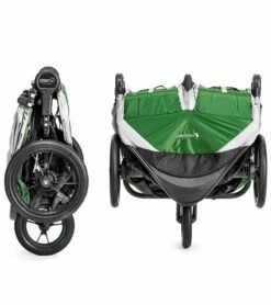 Baby Jogger 2016 Summit X3 Double Jogging Stroller - Green / Gray -Graco Store baby jogger 2016 summit x3 double jogging stroller green gray 263