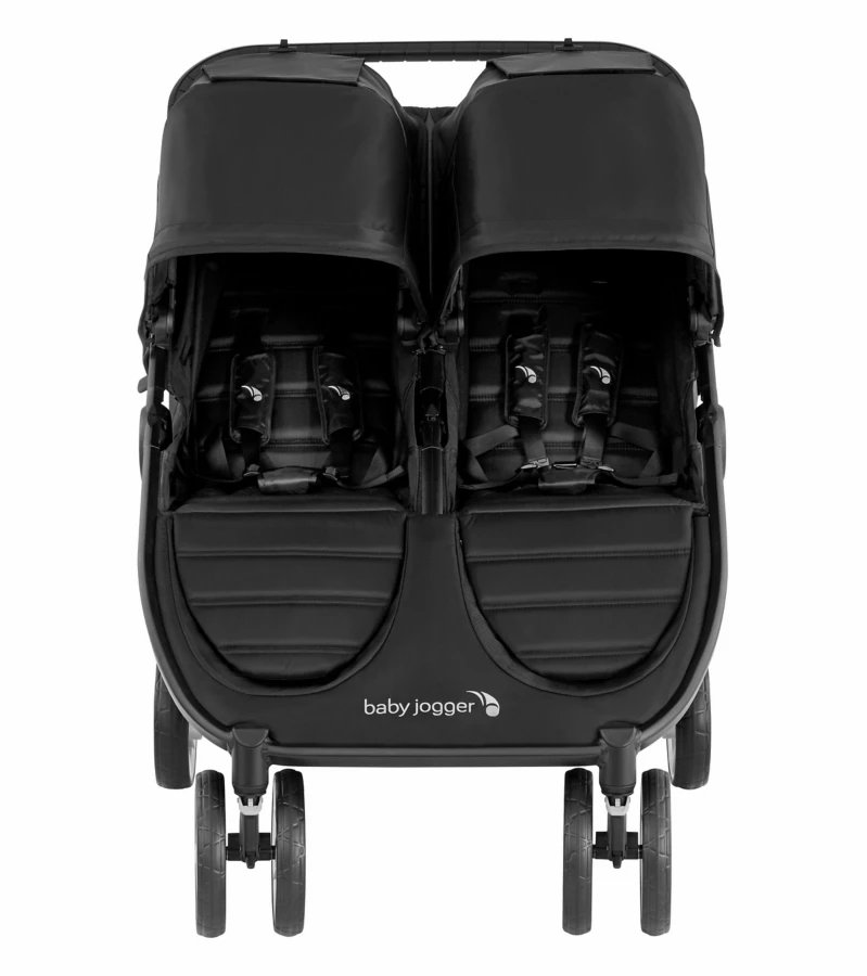 Baby Jogger City Mini 2 Double Stroller - Jet 4 Baby Jogger City Mini 2 Double Stroller - Jet - Image 2