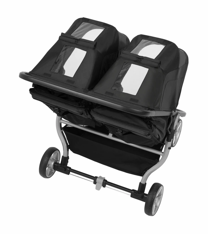 Baby Jogger City Mini 2 Double Stroller - Jet 7 Baby Jogger City Mini 2 Double Stroller - Jet - Image 5