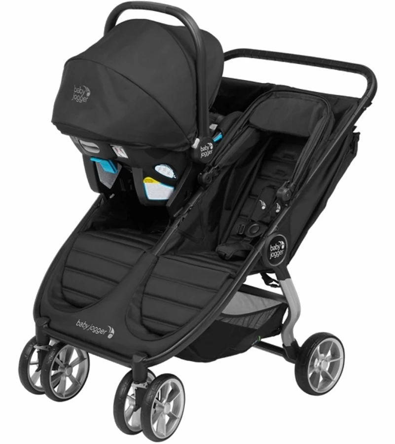 Baby Jogger City Mini 2 Double Stroller - Jet 8 Baby Jogger City Mini 2 Double Stroller - Jet - Image 6