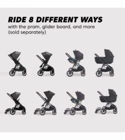 Baby Jogger City Sights + City GO 2 Travel System - Rich Black -Graco Store baby jogger city sights city go 2 travel system rich black 152