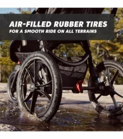 Baby Jogger Summit X3 Single Jogging Stroller - Black / Gray -Graco Store baby jogger single summit x3 jogging stroller black gray 137