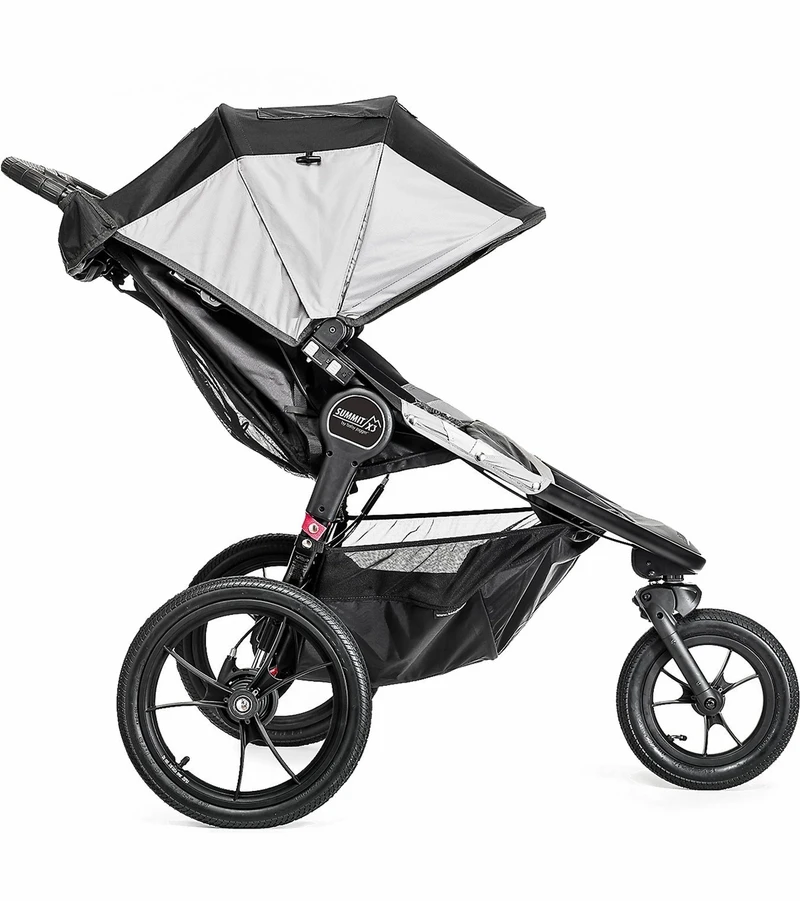 Baby Jogger Summit X3 Double Jogging Stroller - Black / Gray 8 Baby Jogger Summit X3 Double Jogging Stroller - Black / Gray - Image 6