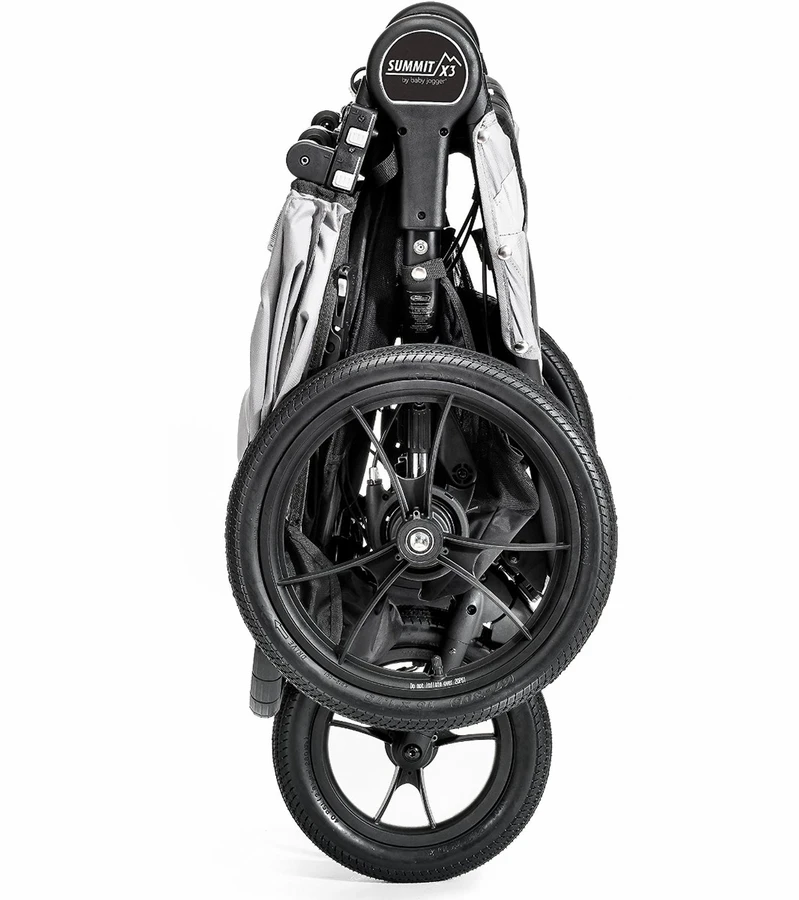 Baby Jogger Summit X3 Double Jogging Stroller - Black / Gray 9 Baby Jogger Summit X3 Double Jogging Stroller - Black / Gray - Image 7