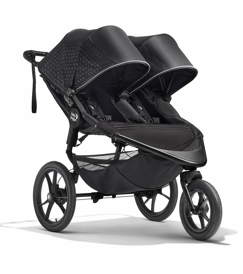 Baby Jogger Summit X3 Double Jogging Stroller - Midnight Black 3 Baby Jogger Summit X3 Double Jogging Stroller - Midnight Black