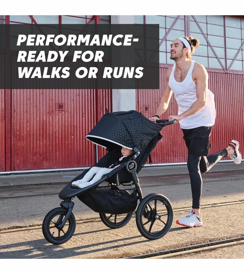 Baby Jogger Summit X3 Single Jogging Stroller - Midnight Black 4 Baby Jogger Summit X3 Single Jogging Stroller - Midnight Black - Image 2