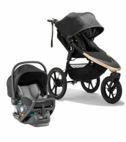 Baby Jogger X Robin Arzon Summit X3 Jogging Stroller + City GO 2 Travel System Bundle - City Royalty / Slate