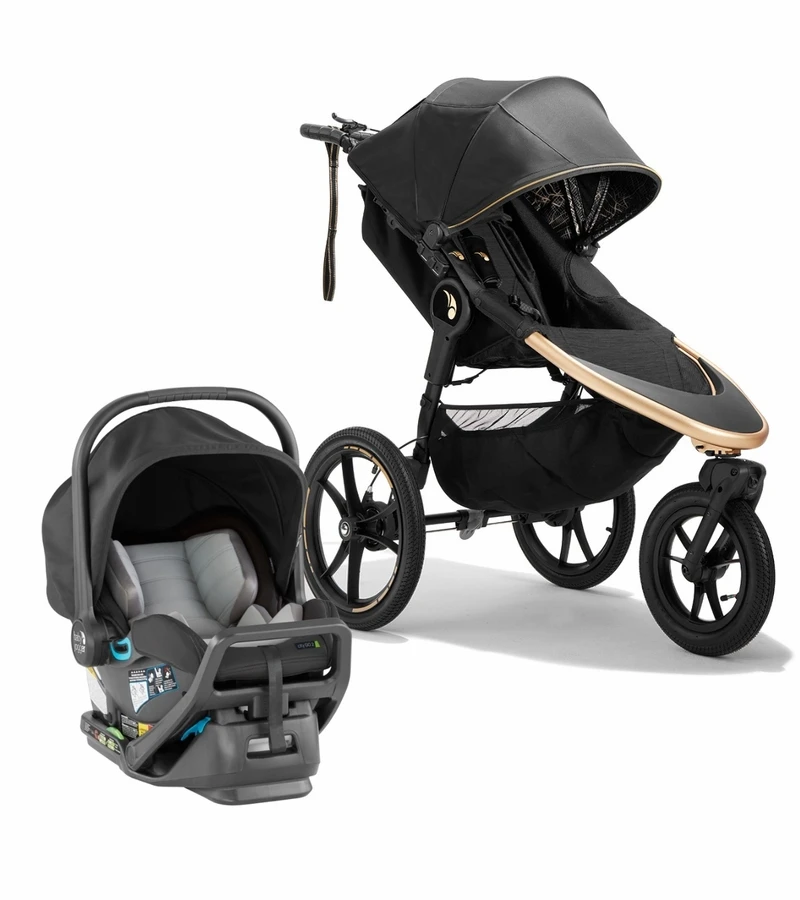 Baby Jogger X Robin Arzon Summit X3 Jogging Stroller + City GO 2 Travel System Bundle - City Royalty / Slate 3 Baby Jogger X Robin Arzon Summit X3 Jogging Stroller + City GO 2 Travel System Bundle - City Royalty / Slate