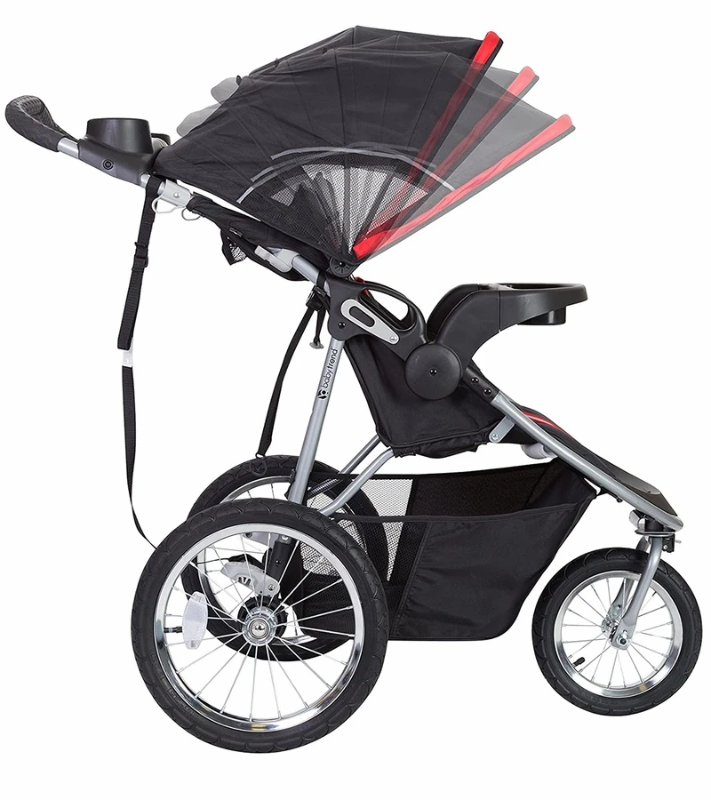 Baby Trend Cityscape Jogger Stroller - Jolt Red 4 Baby Trend Cityscape Jogger Stroller - Jolt Red - Image 2