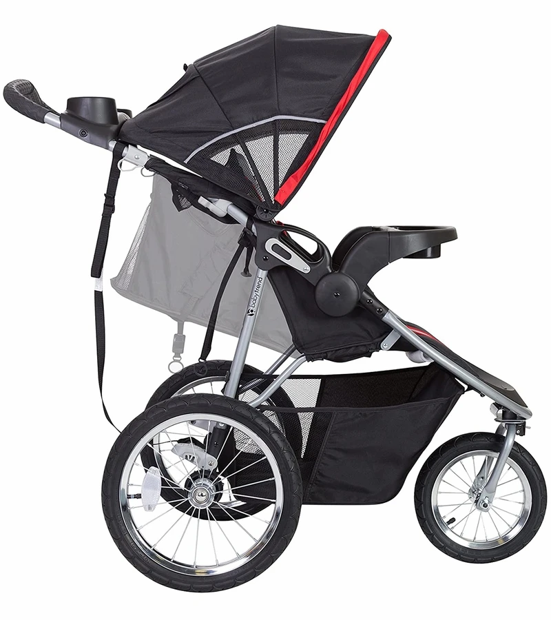 Baby Trend Cityscape Jogger Stroller - Jolt Red 5 Baby Trend Cityscape Jogger Stroller - Jolt Red - Image 3