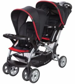 Baby Trend Sit N' Stand Double Stroller - Optic Red