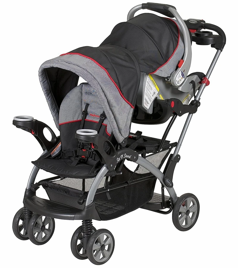 Baby Trend Sit N' Stand Ultra Double Stroller - Millennium 7 Baby Trend Sit N' Stand Ultra Double Stroller - Millennium - Image 5