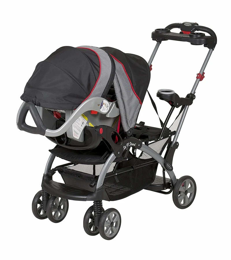 Baby Trend Sit N' Stand Ultra Double Stroller - Millennium 6 Baby Trend Sit N' Stand Ultra Double Stroller - Millennium - Image 4