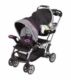 Baby Trend Sit N' Stand Ultra Stroller - Millennium Raspberry -Graco Store baby trend sit n stand ultra stroller millennium raspberry 126