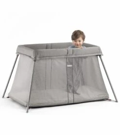 BabyBjorn Travel Crib Easy Go - Greige -Graco Store babybjorn travel crib easy go greige 85
