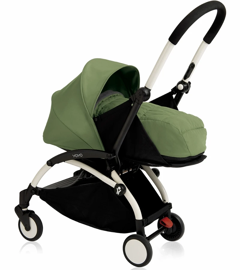 Babyzen 2018 Yoyo+ 0+ Newborn Compact Stroller - White / Peppermint 3 Babyzen 2018 Yoyo+ 0+ Newborn Compact Stroller - White / Peppermint