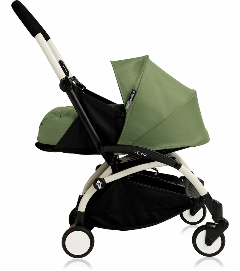 Babyzen 2018 Yoyo+ 0+ Newborn Compact Stroller - White / Peppermint 4 Babyzen 2018 Yoyo+ 0+ Newborn Compact Stroller - White / Peppermint - Image 2