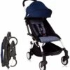 Babyzen Yoyo+ 6+ Compact Stroller - White / Air France Blue -Graco Store babyzen yoyo 6 compact stroller white air france blue 29