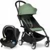 Babyzen YOYO2 6+ & Clek Liingo Travel System - Black / Peppermint