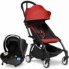 Babyzen YOYO2 6+ & Clek Liingo Travel System - Black / Red -Graco Store babyzen yoyo2 6 clek liingo travel system black red 206