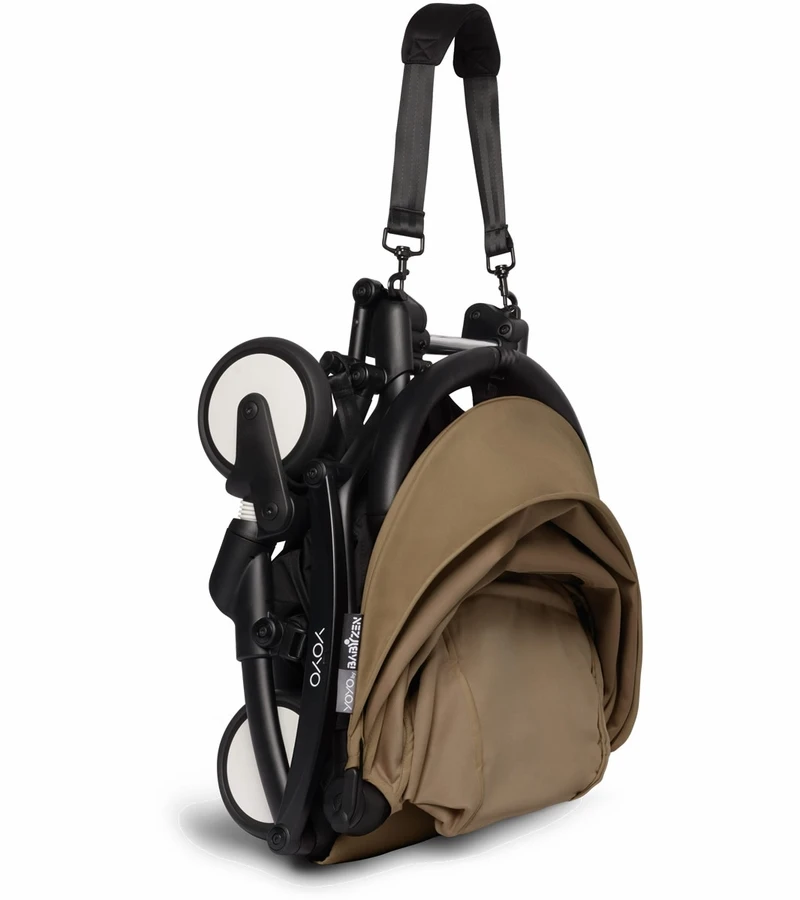 Babyzen YOYO2 Ultra Compact Complete 0+/6+ Stroller - Black / Toffee 4 Babyzen YOYO2 Ultra Compact Complete 0+/6+ Stroller - Black / Toffee - Image 2