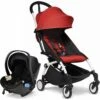Babyzen YOYO2 6+ & Clek Liingo Travel System - White / Red -Graco Store babyzen yoyo2 6 clek liingo travel system white red 186