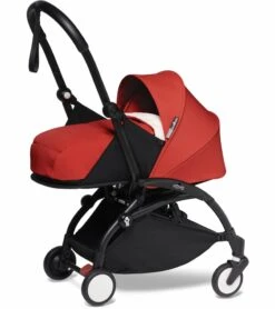 Babyzen YOYO2 Ultra Compact 0+ Stroller - Black / Red