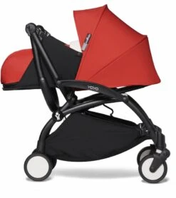 Babyzen YOYO2 Ultra Compact 0+ Stroller - Black / Red -Graco Store babyzen yoyo2 ultra compact 0 stroller black red 52
