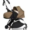 Babyzen YOYO2 Ultra Compact 0+ Stroller - White / Toffee -Graco Store babyzen yoyo2 ultra compact 0 stroller white toffee 44