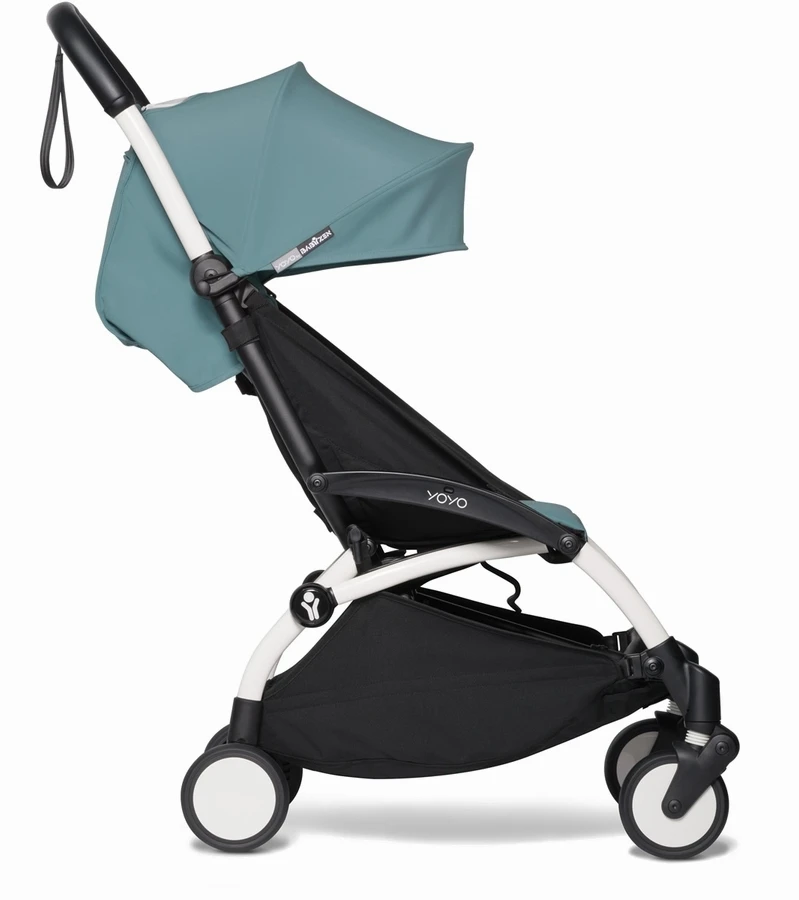 Babyzen YOYO2 Ultra Compact 6+ Stroller (One Box) - White / Aqua 4 Babyzen YOYO2 Ultra Compact 6+ Stroller (One Box) - White / Aqua - Image 2