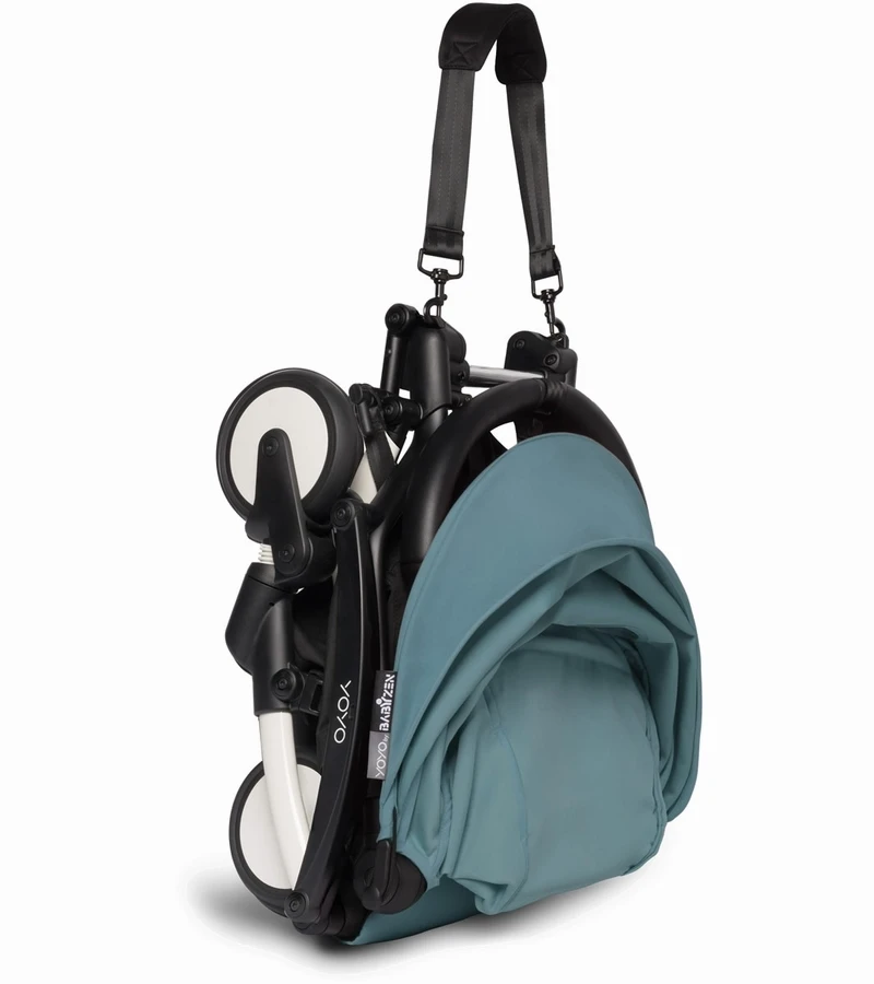 Babyzen YOYO2 Ultra Compact 6+ Stroller (One Box) - White / Aqua 5 Babyzen YOYO2 Ultra Compact 6+ Stroller (One Box) - White / Aqua - Image 3