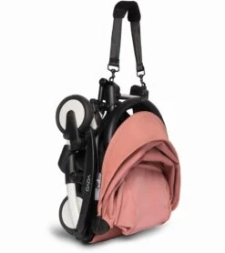 Babyzen YOYO2 Ultra Compact 6+ Stroller (One Box) - White / Ginger -Graco Store babyzen yoyo2 ultra compact 6 stroller one box white ginger 85