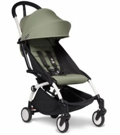 Babyzen YOYO2 Ultra Compact 6+ Stroller - White / Olive