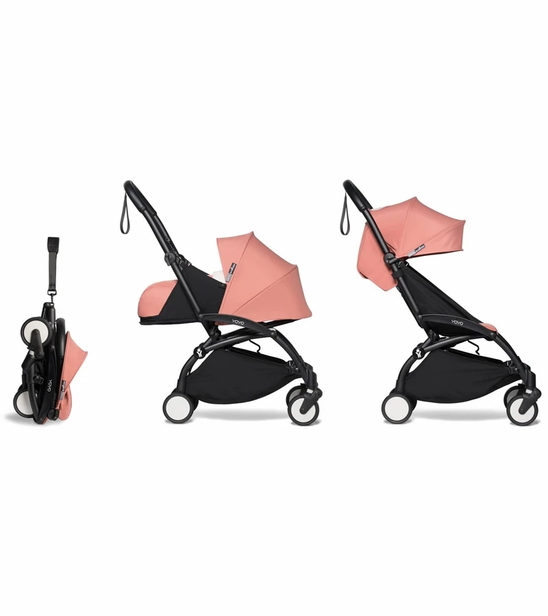 Babyzen YOYO2 Ultra Compact Complete 0+/6+ Stroller - Black / Ginger 3 Babyzen YOYO2 Ultra Compact Complete 0+/6+ Stroller - Black / Ginger