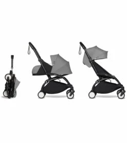 Babyzen YOYO2 Ultra Compact Complete 0+/6+ Stroller - Black / Grey